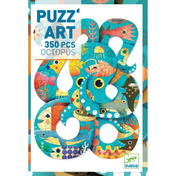 350 Puzzle Arte - Octopus 7 a años, Más de 8 años, PUZZLES - Monjoc