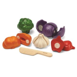Verduras de madera para cortar