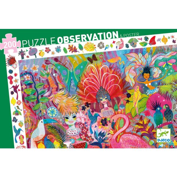 Puzzle Observación - a 8 años, DJECO, Más de 8 PUZZLES -
