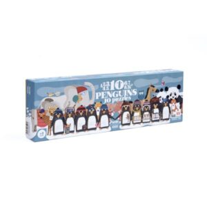 Puzle progresivo - 10 Pingüinos