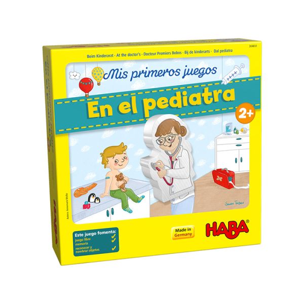 Lesionarse Pino Decepcionado Primeros juegos - En el pediatra - 1 a 2 años, 3 a 4 años, Haba, Memoria y  observación - Monjoc