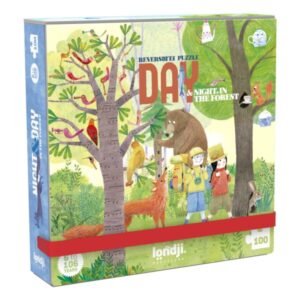 100 Puzle pocket - Dia i nit al bosc