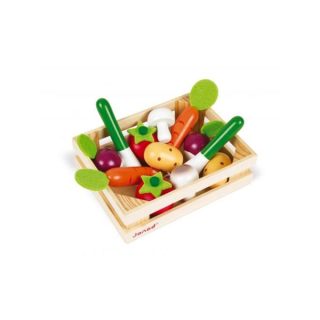 Caja de vegetales de madera