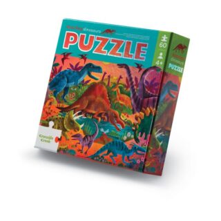 60 Puzle brillant Dinosaures