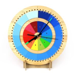 Reloj manipulativo de aprendizaje