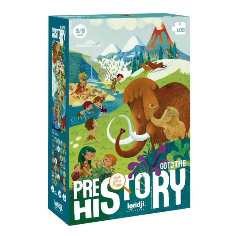 100 Puzle - Viaje a la prehistoria