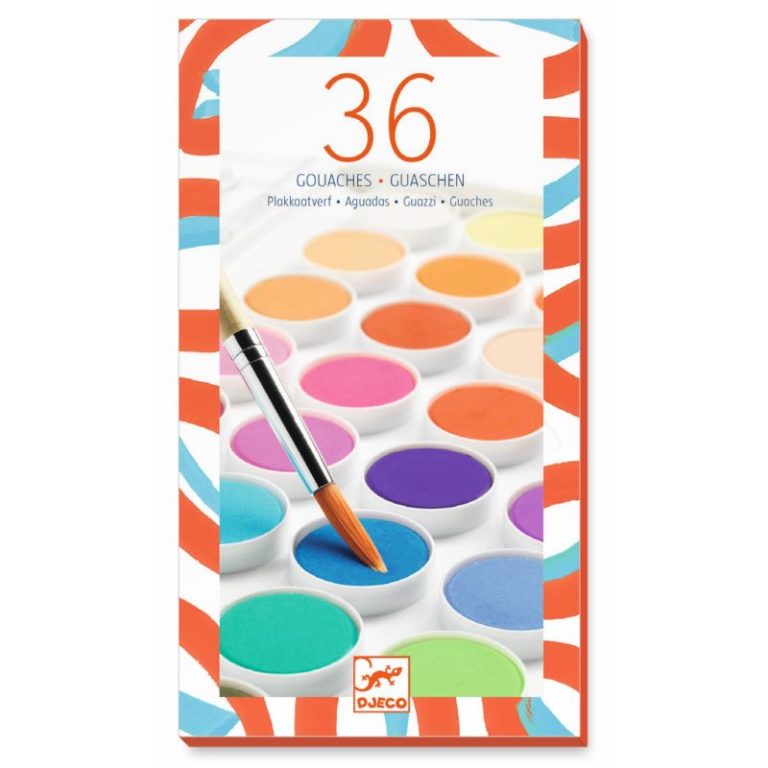 36 pinturas de acuarelas
