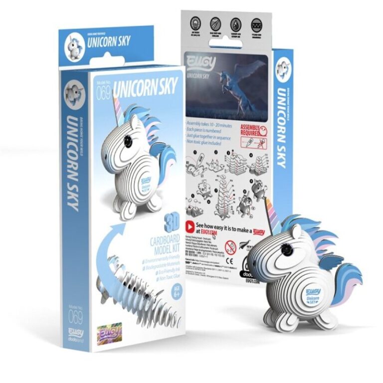 Eugy Unicornio azul 069