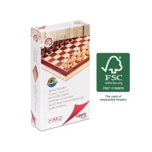 Ajedrez plegable de madera
