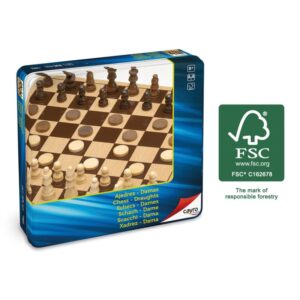 Escacs i Dames - Metal box