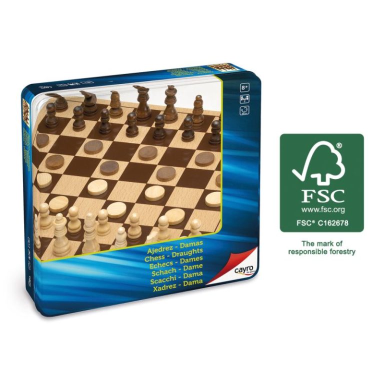 Escacs i Dames - Metal box
