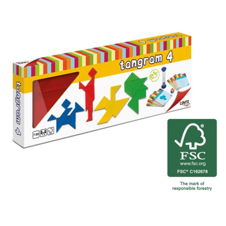 Tangram 4 de madera