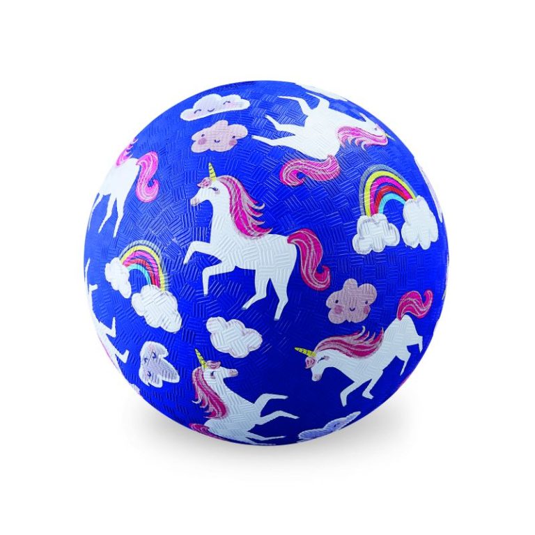 Pelota caucho 13cm - Unicornios