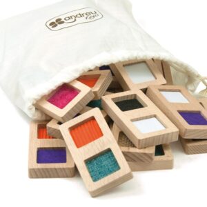 Dominó de texturas sensorial