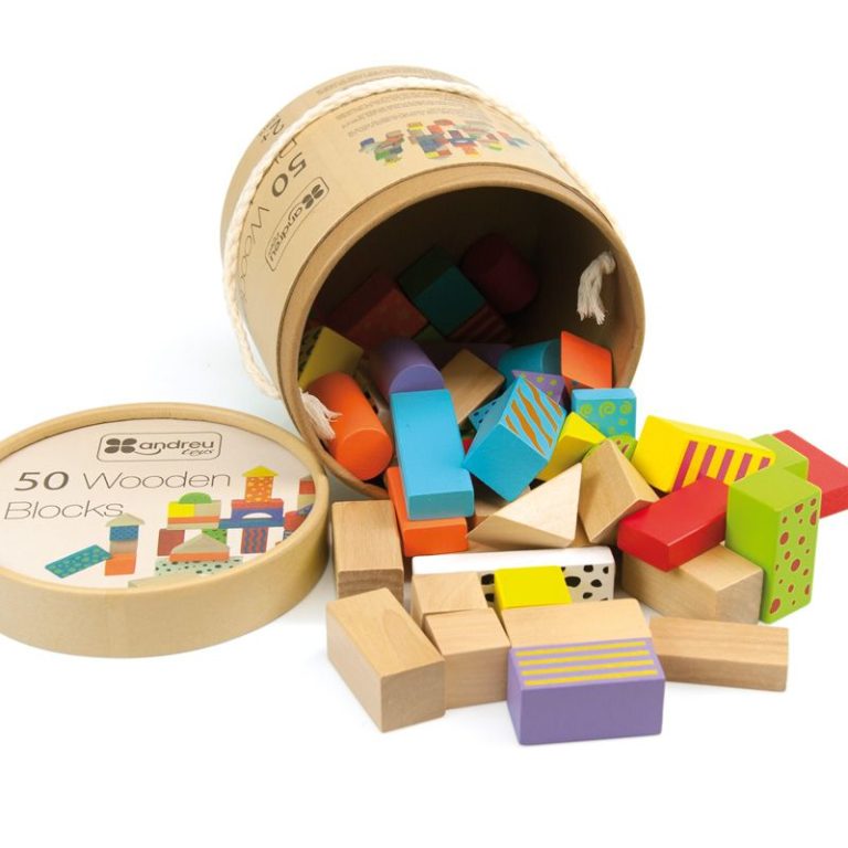 50 Bloques de madera Wooden