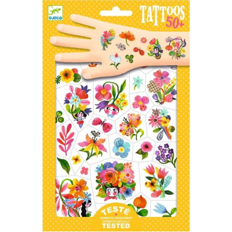 Tatuajes - Flores de acuarela