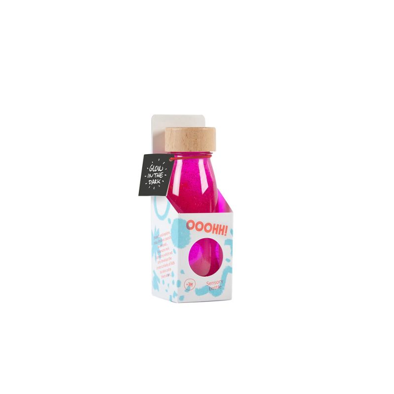 Botella sensorial Float - Fluo Pink - 0 a 12 meses, 1 a 2 años, Cestas de  los tesoros, Petit Boum, PRIMEROS JUGUETES - Monjoc
