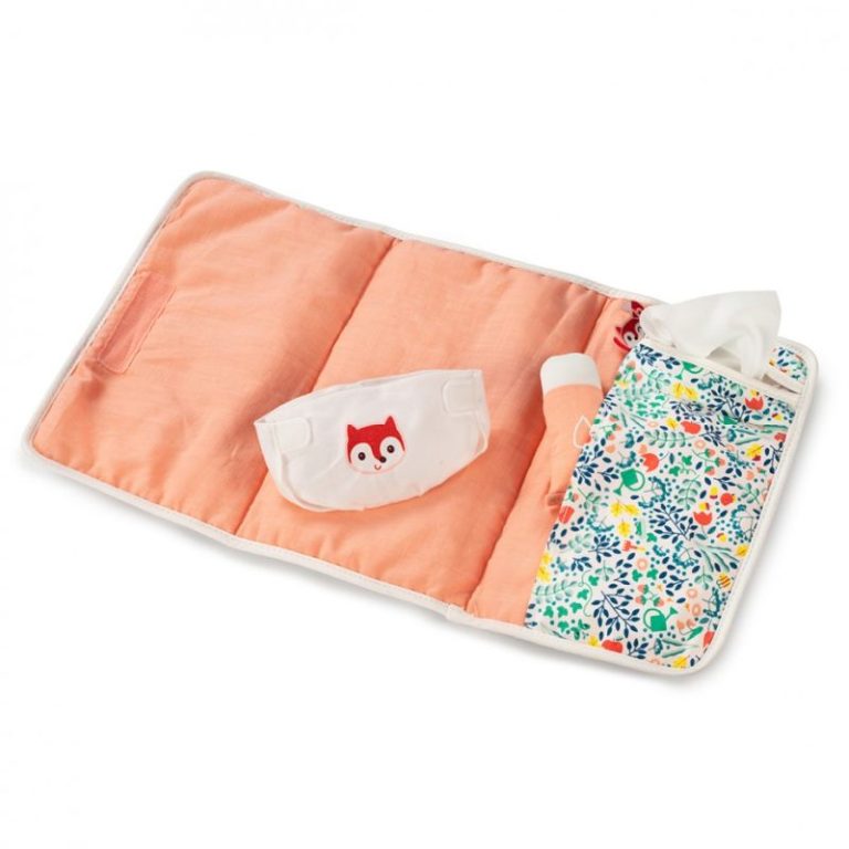 Set cambiador flowers
