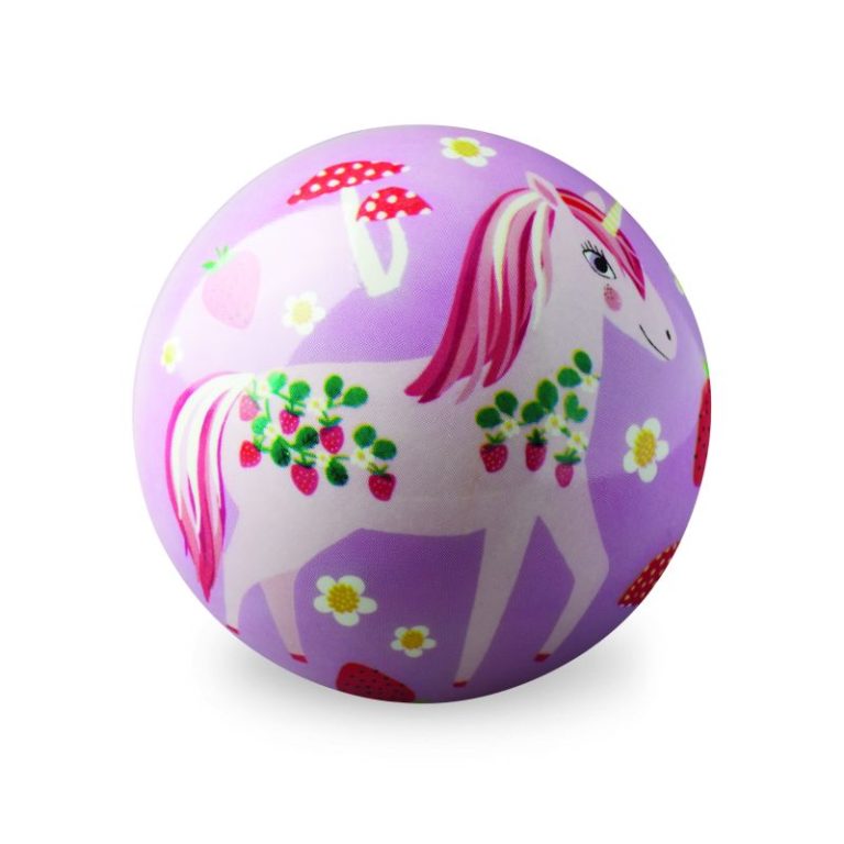 Pelota plástico 10 cm Unicornio