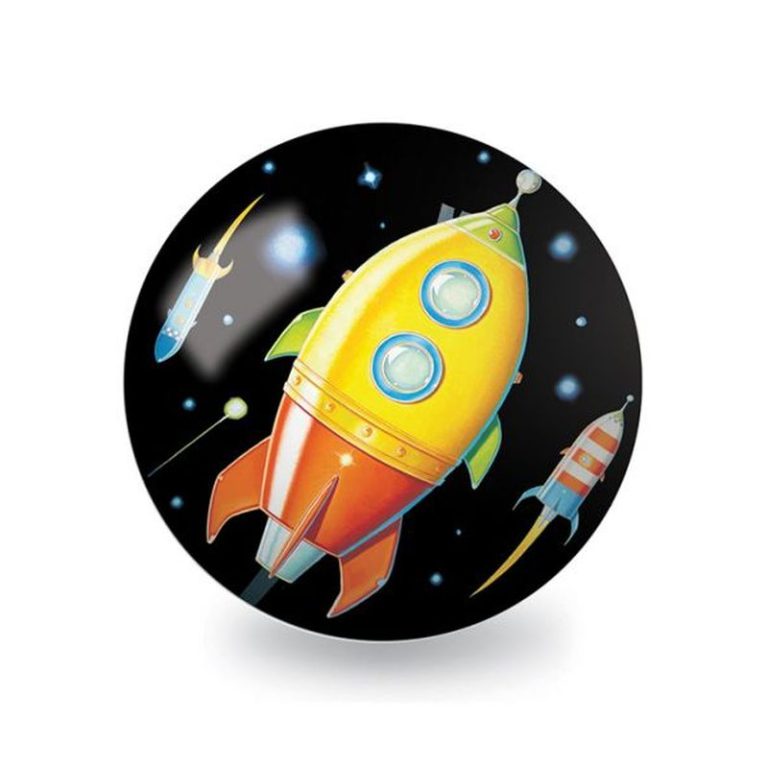 Pelota plástico 10 cm Espacio