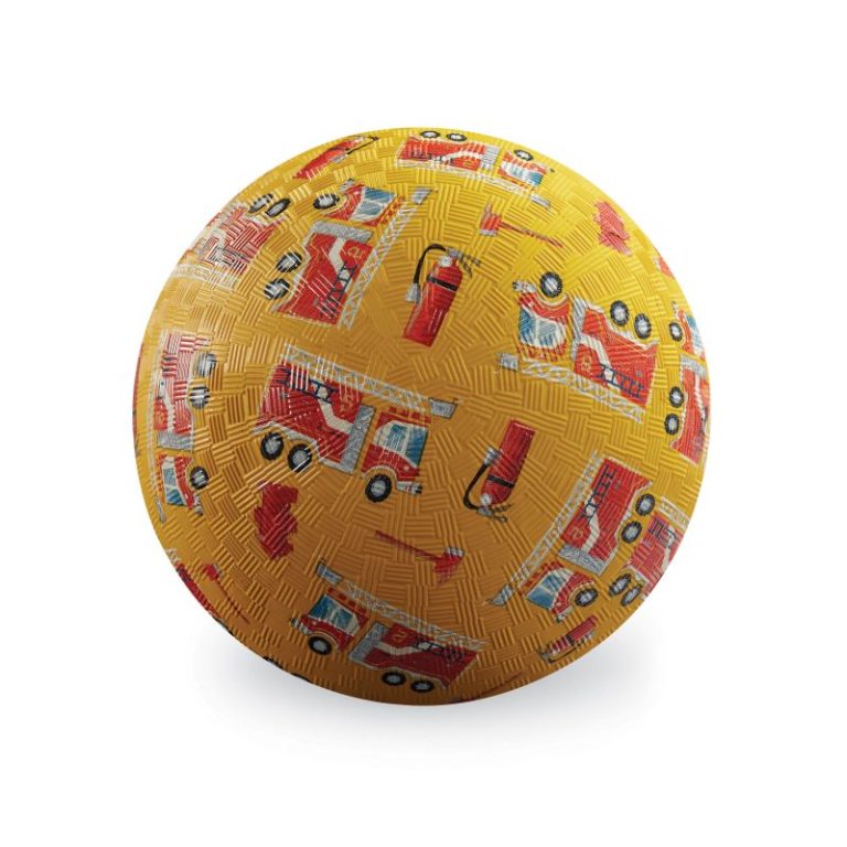 Pelota caucho 18 cm - Bomberos