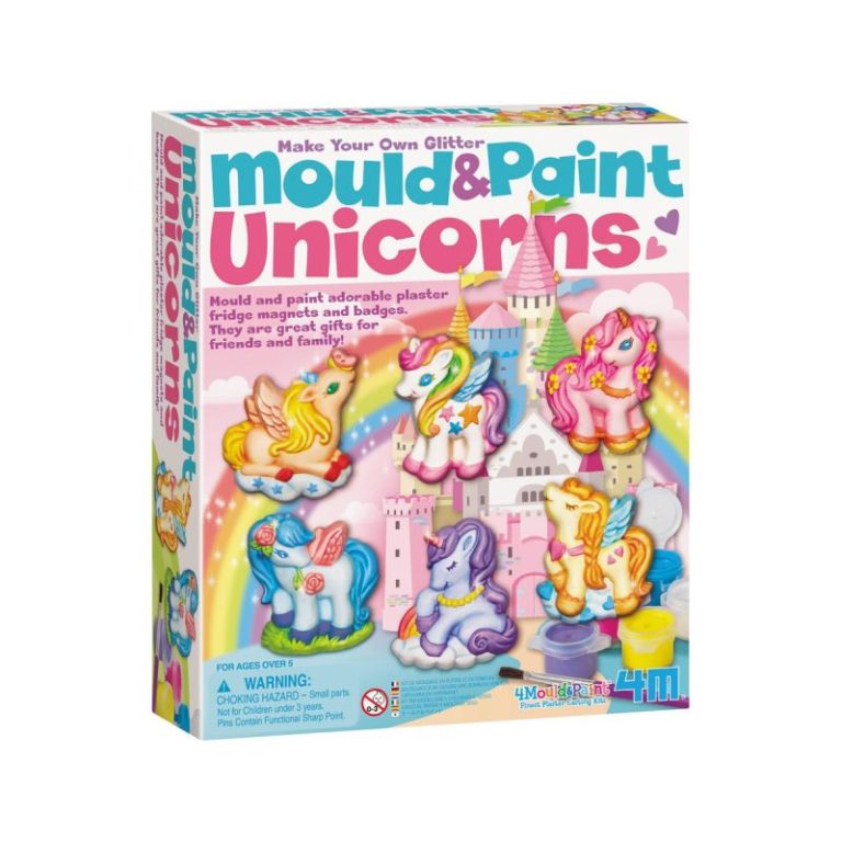 Moldea y pinta unicornios