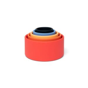 Bols apilables de silicona Multicolor