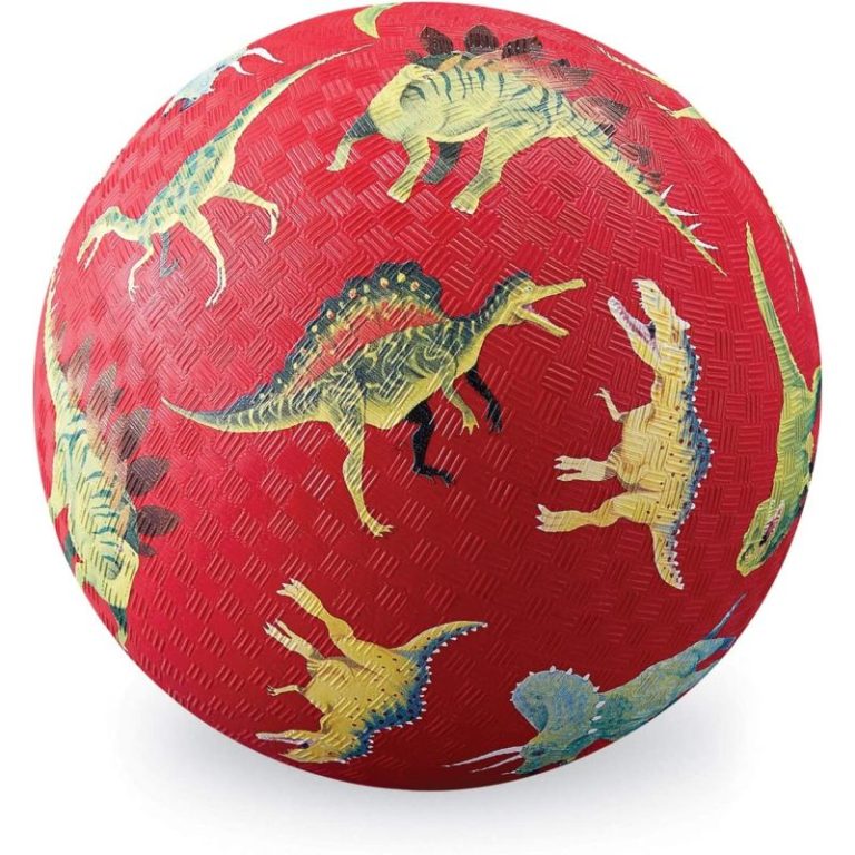 Pilota cautxú 13 cm - Dinos vermell