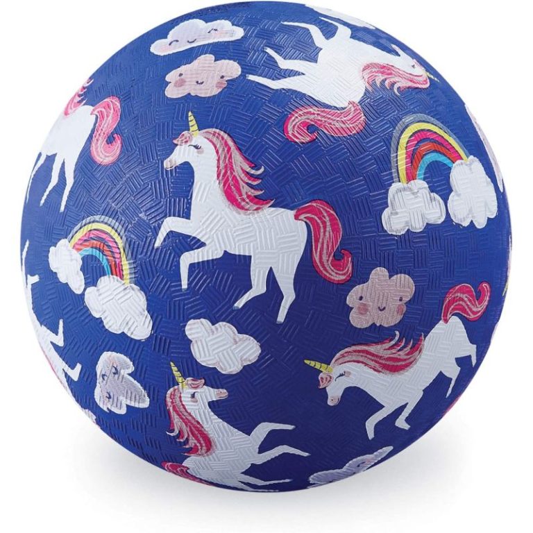 Pelota caucho 18 cm - Unicornios