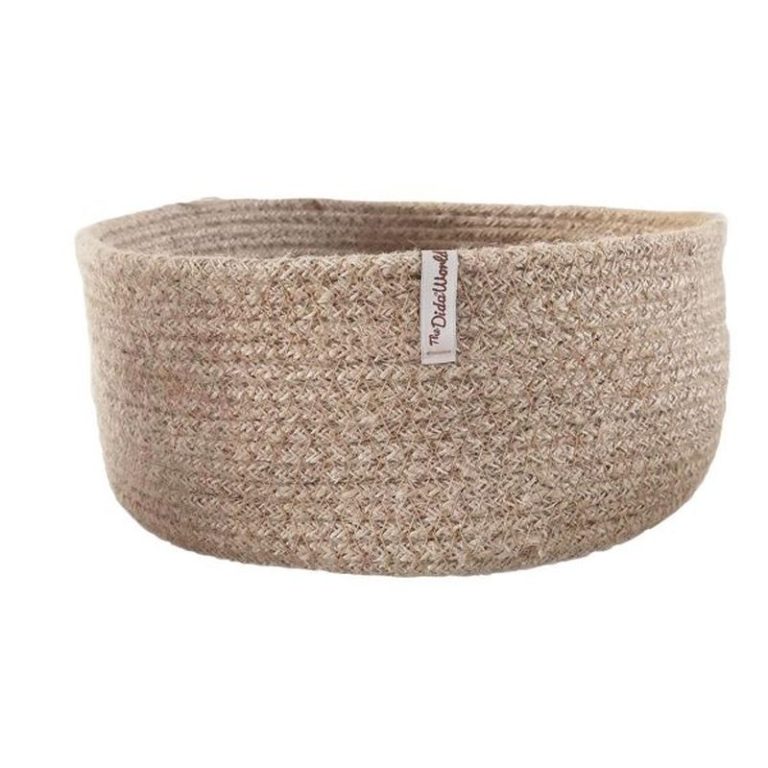 Cistella artesana de jute - Natural