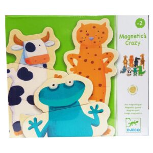 Magnéticos de madera Animales locos