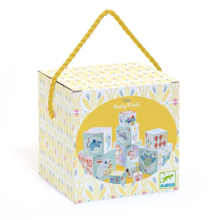 Cubos encajables Baby blanco