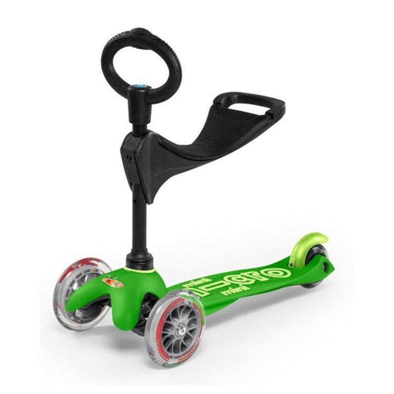 Mini micro 3 en 1 Deluxe - Verd
