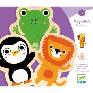 Magnéticos de madera Animales Coucou