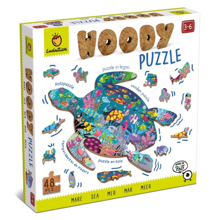 48 Puzle de fusta Woody - El mar