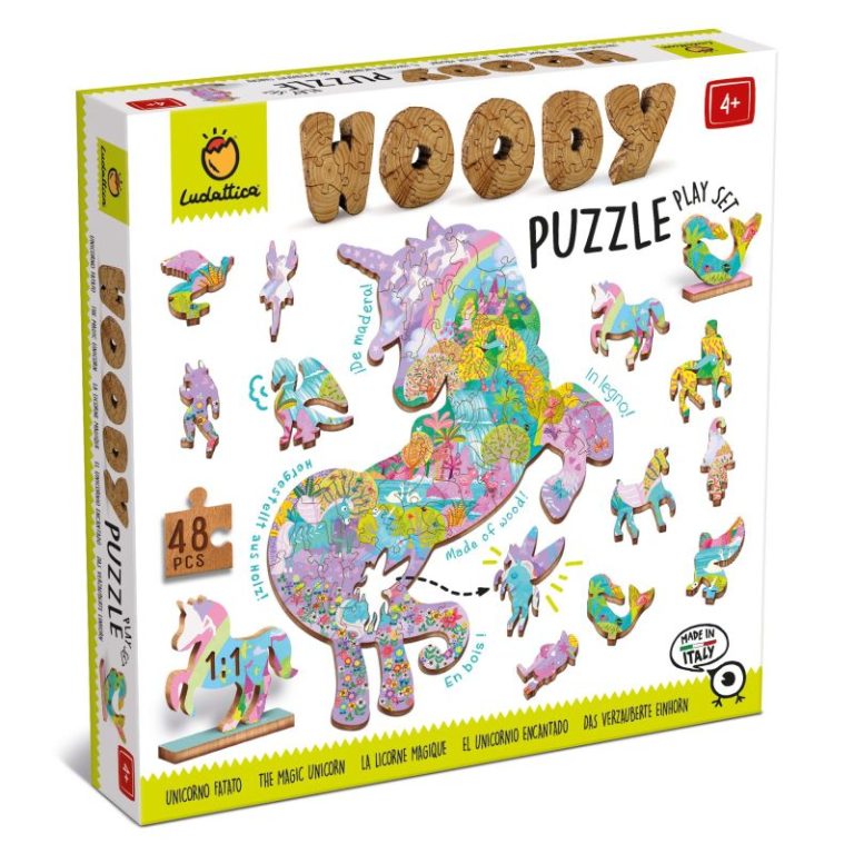 48 Woody Puzle - Unicornio Encantado