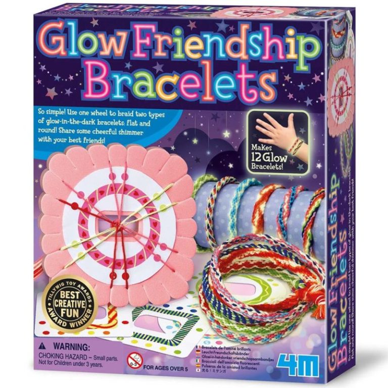 Pulseras brillantes de la amistad