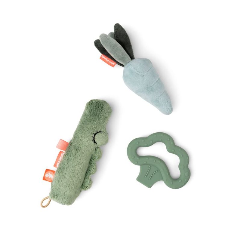 Joguines d'activitats 3 peces Croco verdes