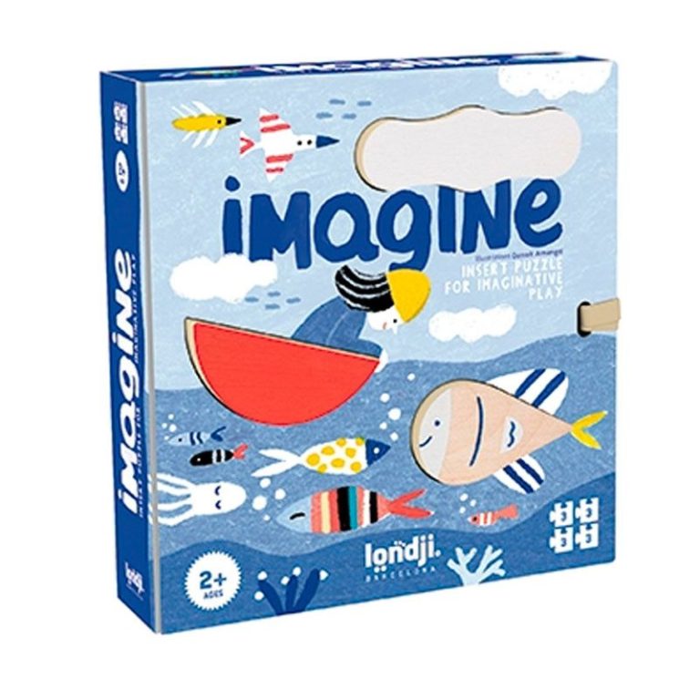 4 Puzles de 3 peces Imagine