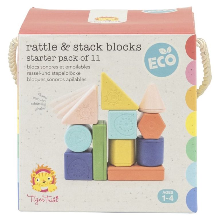 11 Bloques sensoriales - Rattle & stack