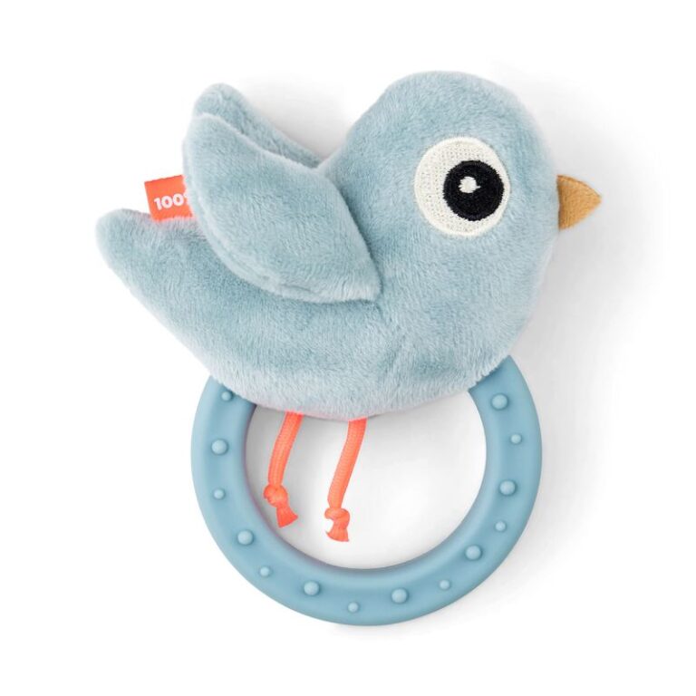 Sonall amb mossegador Birdee blau