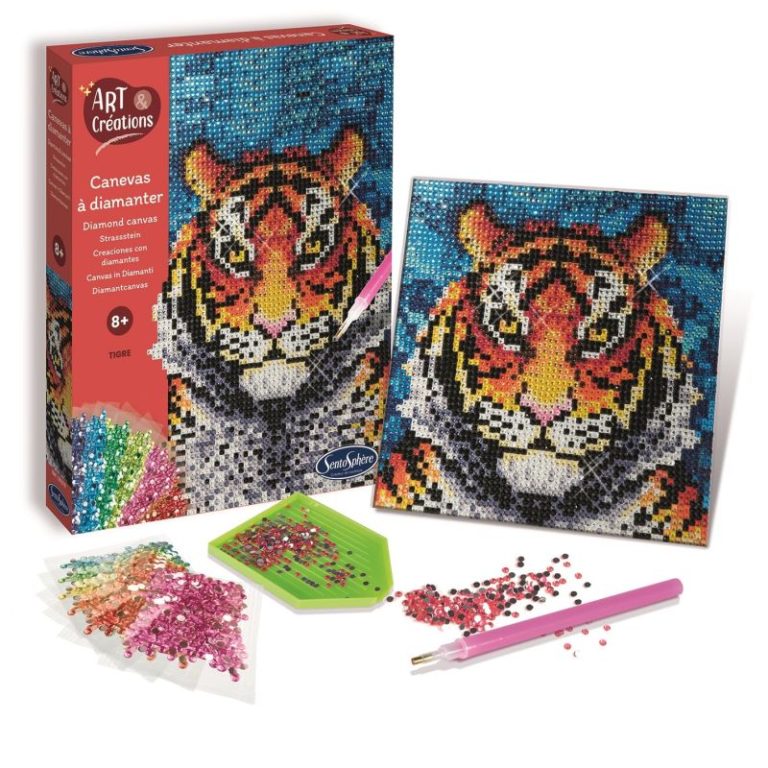 Creació amb diamants Tigre