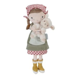 Muñeca granjera con oveja 33cm