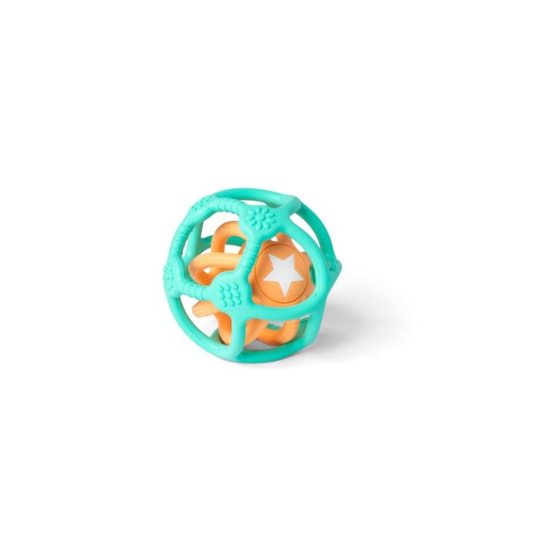 2 Pelotas sensoriales Silicona Verde y naranja