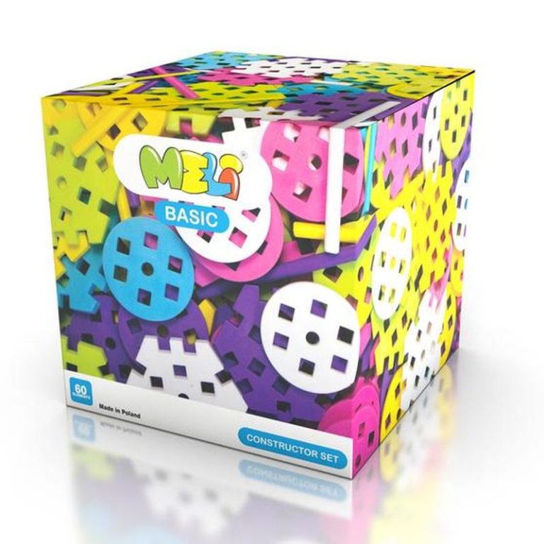 Basic Constructor 60 peces Pastel