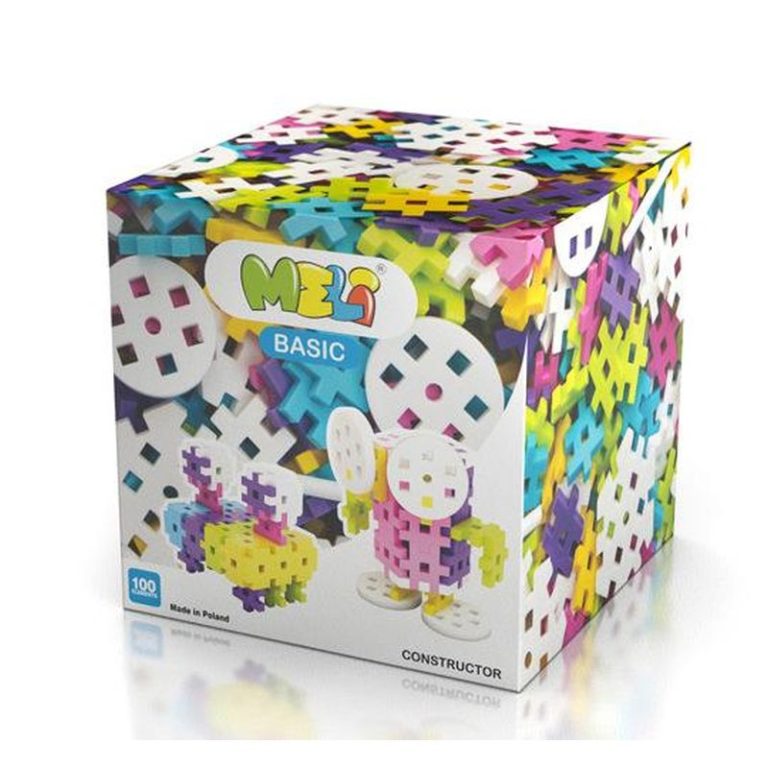 Basic Constructor 100 peces Pastel