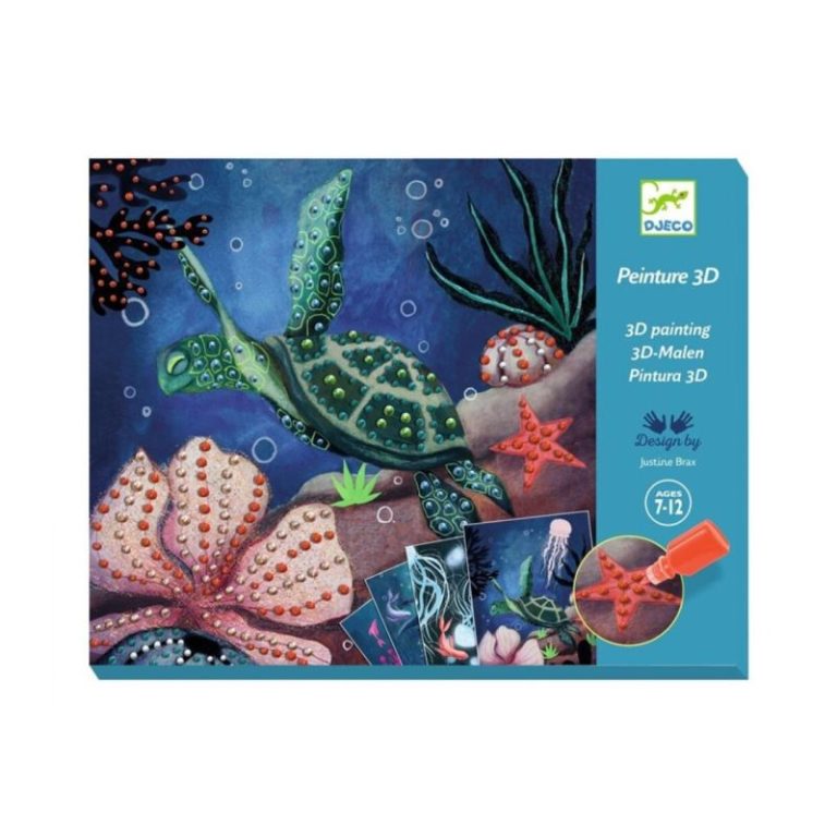 Pintura 3D - Mundo submarino