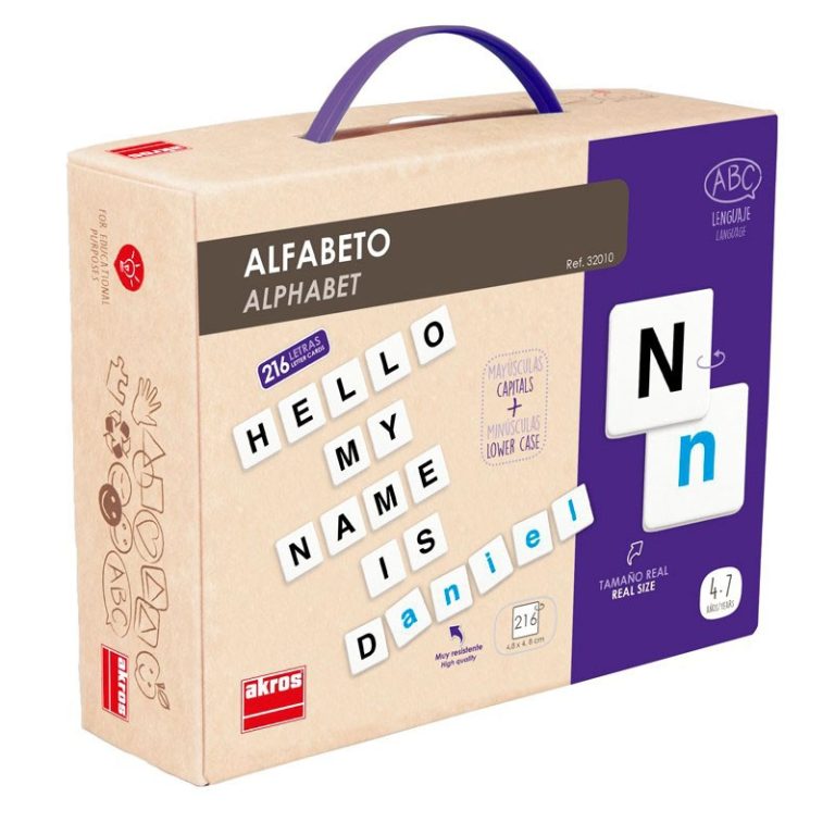 Alfabeto con 216 letras