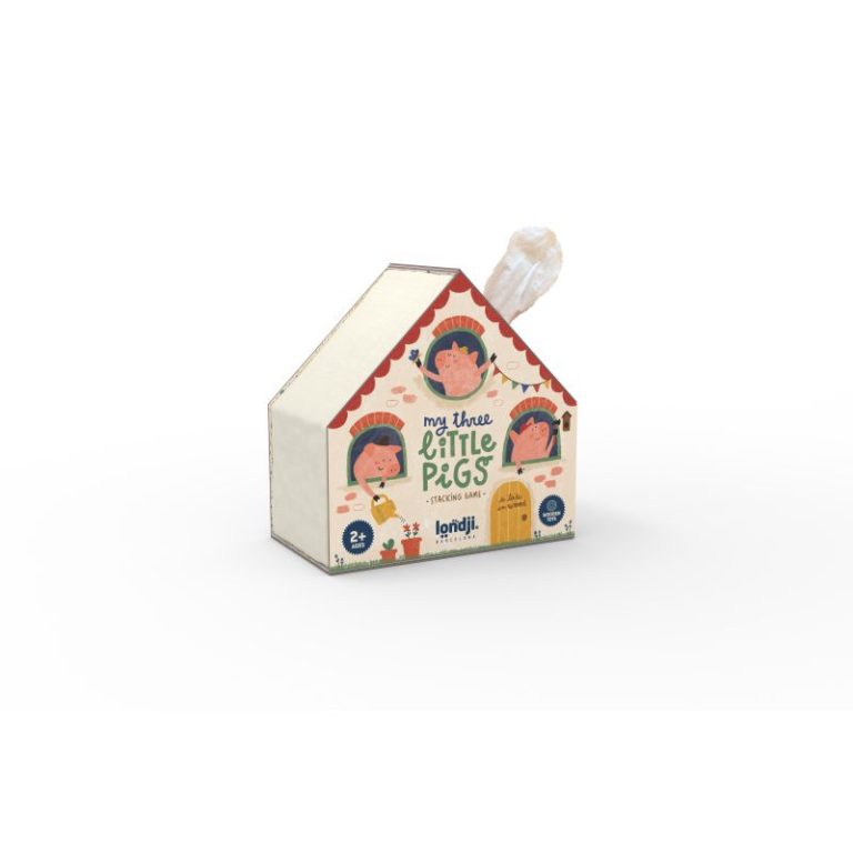 My three Little Pigs - Juego de madera