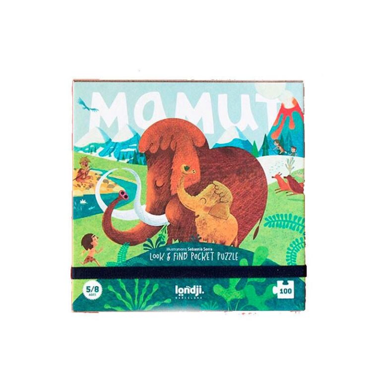100 Puzle pocket - Mamut
